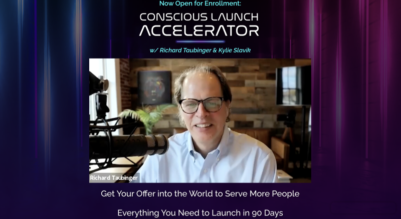 Richard Taubinger & Kylie Slavik – Conscious Launch Accelerator