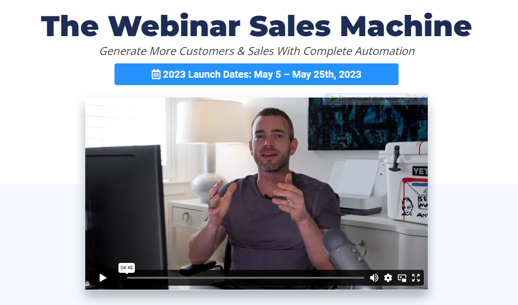 Anthony Morrison – Webinar Sales Machine