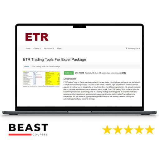ETR Trading Tools For Excel Package